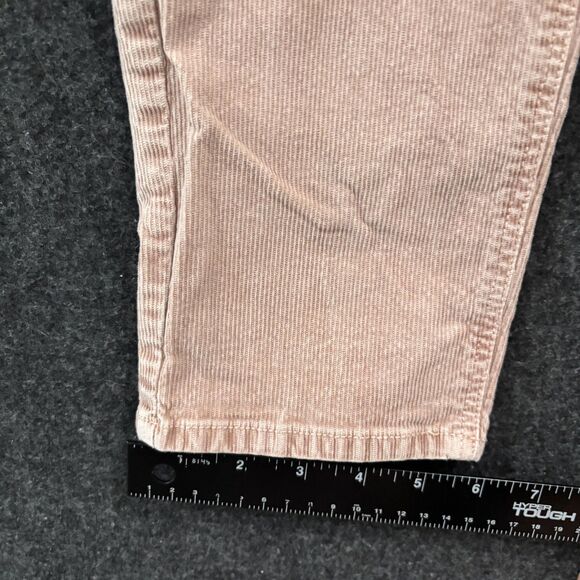 American Eagle Mom Jeans Women's 4 Pink Corduroy Super Stretch Pants - Picture 6 of 12